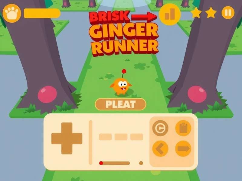 Brisk Ginger Runner gameplay screenshot